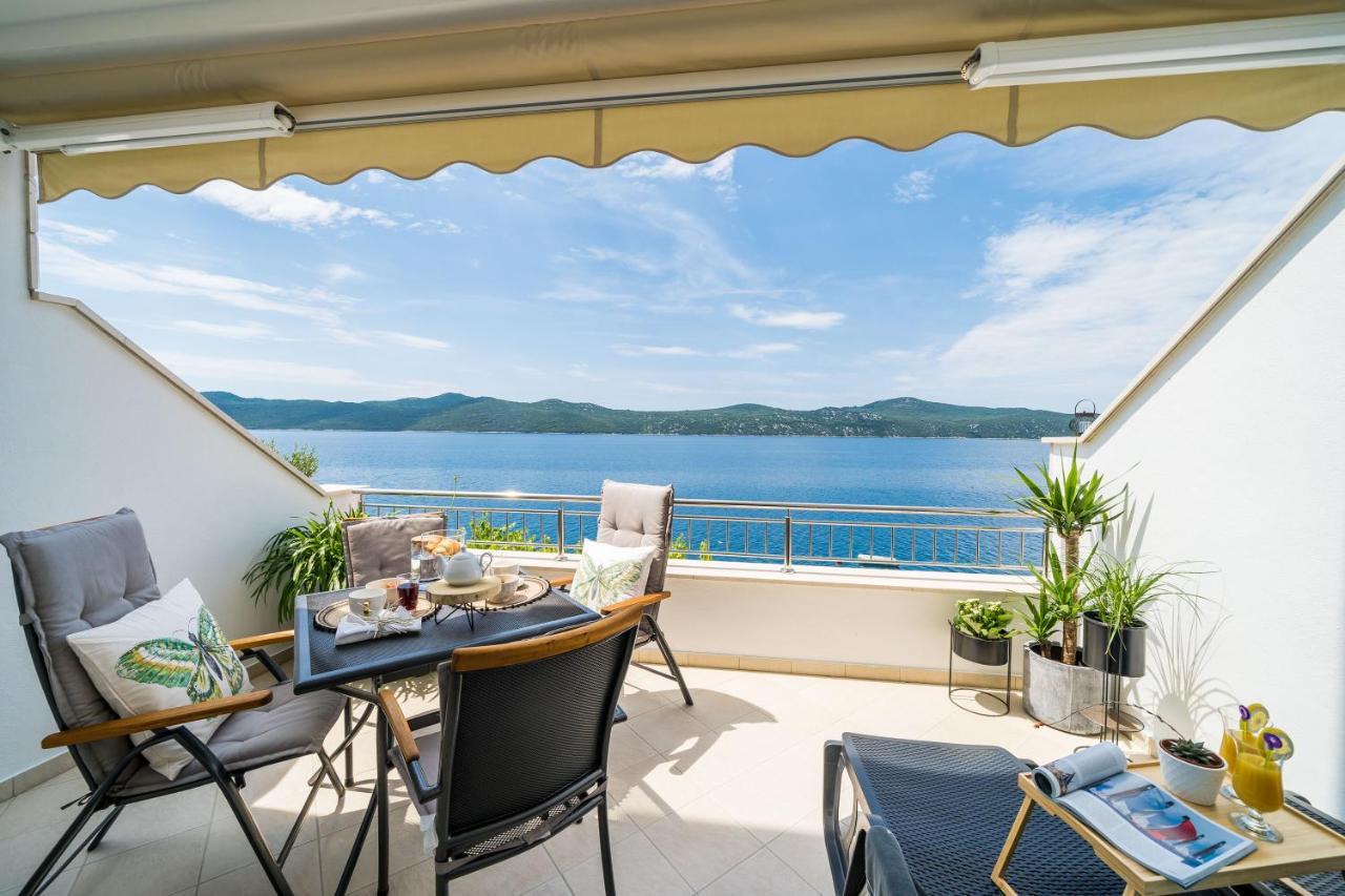 Apartments Ratac Lobrovic With Private Beach And Beautiful Sunset Slano Exteriér fotografie