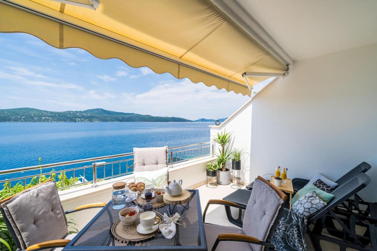 Apartments Ratac Lobrovic With Private Beach And Beautiful Sunset Slano Exteriér fotografie