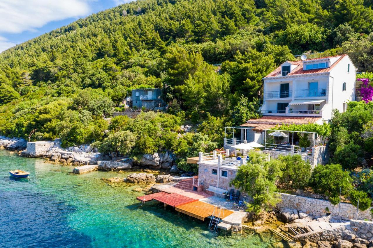 Apartments Ratac Lobrovic With Private Beach And Beautiful Sunset Slano Exteriér fotografie