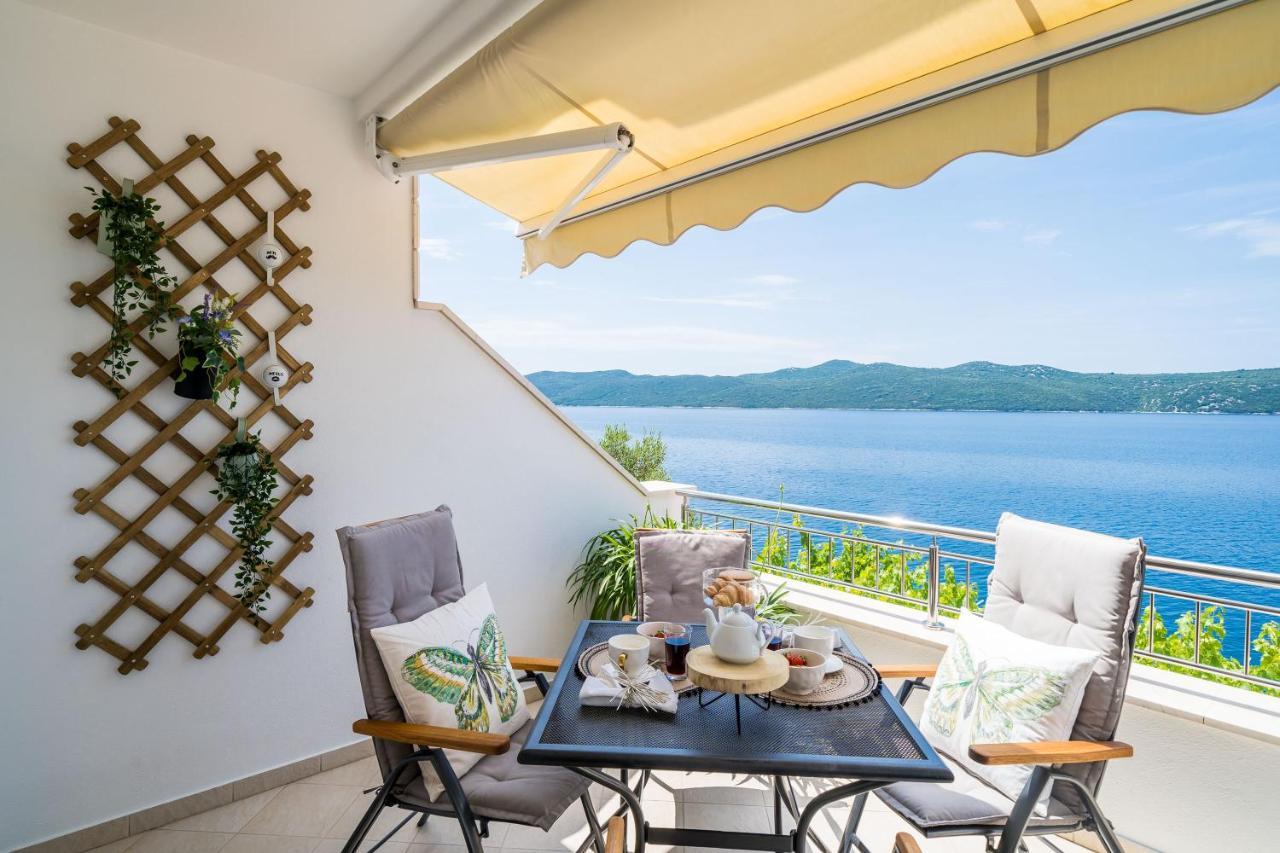 Apartments Ratac Lobrovic With Private Beach And Beautiful Sunset Slano Exteriér fotografie