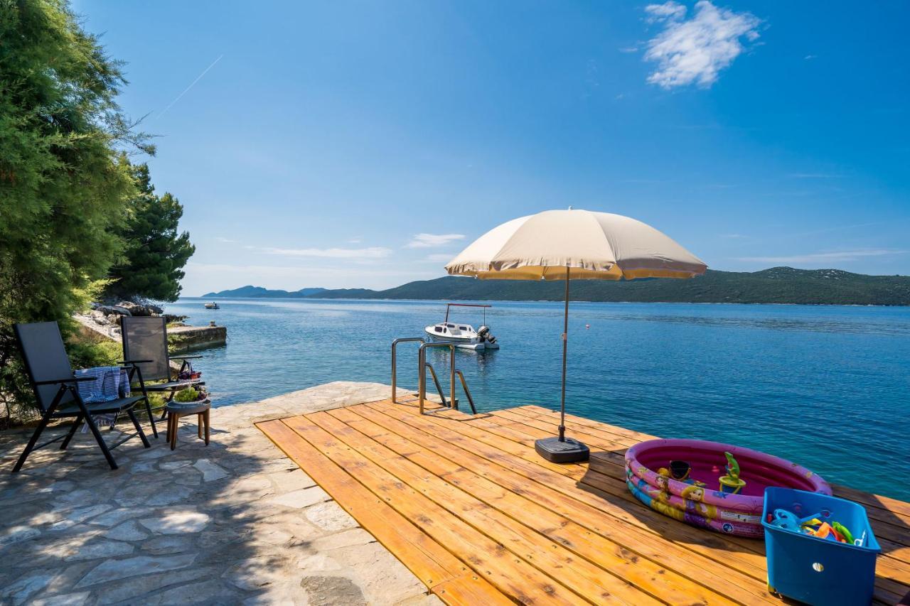 Apartments Ratac Lobrovic With Private Beach And Beautiful Sunset Slano Exteriér fotografie
