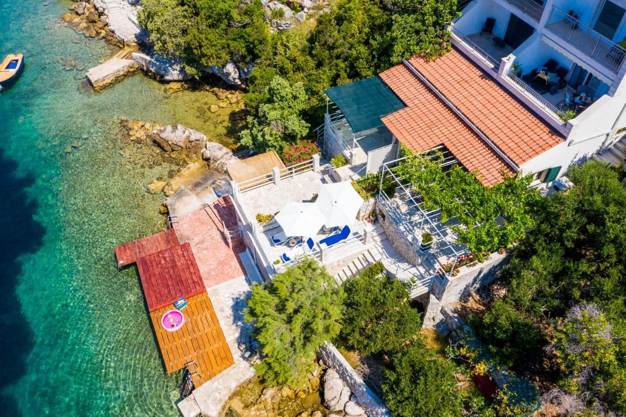 Apartments Ratac Lobrovic With Private Beach And Beautiful Sunset Slano Exteriér fotografie