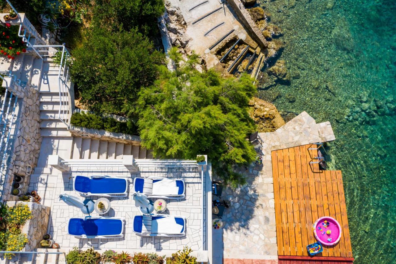 Apartments Ratac Lobrovic With Private Beach And Beautiful Sunset Slano Exteriér fotografie