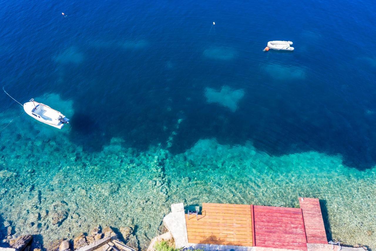 Apartments Ratac Lobrovic With Private Beach And Beautiful Sunset Slano Exteriér fotografie