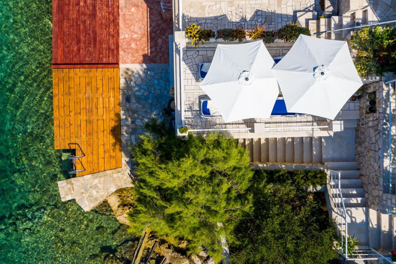 Apartments Ratac Lobrovic With Private Beach And Beautiful Sunset Slano Exteriér fotografie