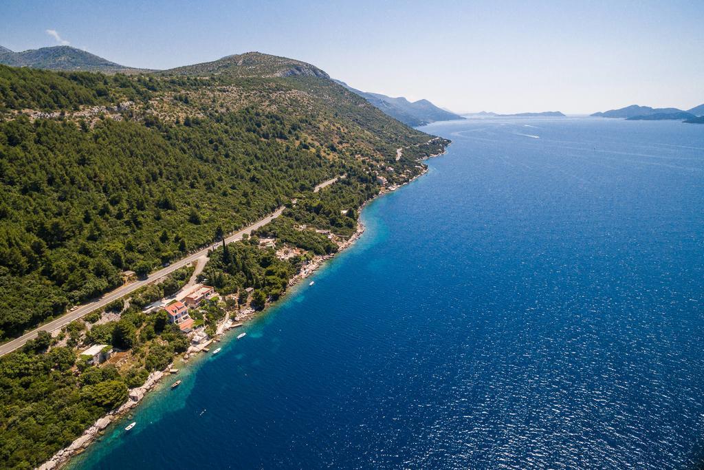 Apartments Ratac Lobrovic With Private Beach And Beautiful Sunset Slano Exteriér fotografie